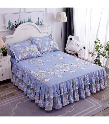 花柄ベッドスカート 200cm x 150cm 61DU71kJ1tL._UF350,350_QL50_.jpg